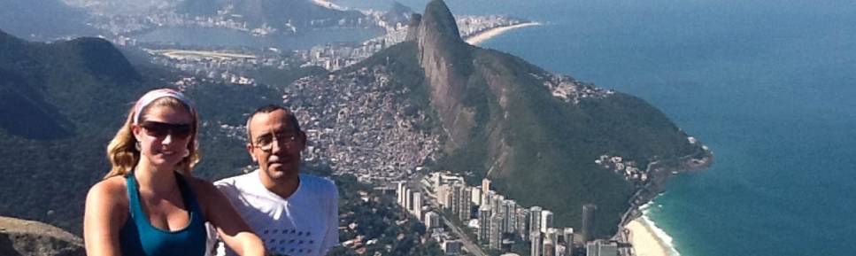 1000dias no topo da Pedra da Gávea, no Rio de Janeiro